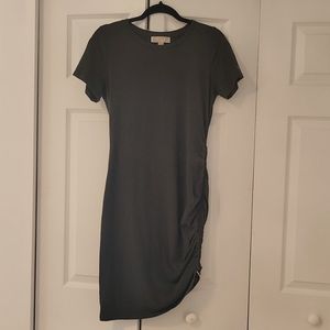 MK bodycon side scrunch dress